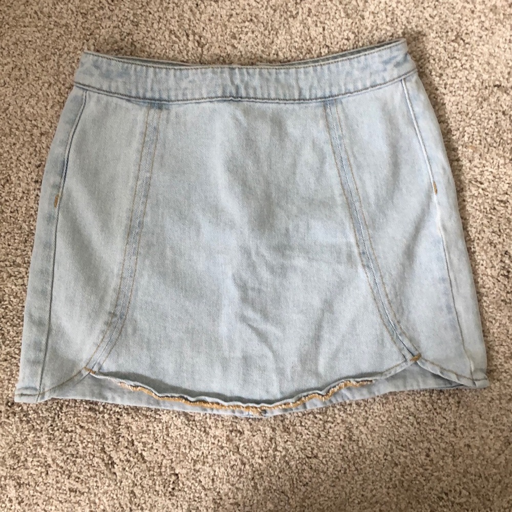PacSun denim mini skirt